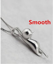 STERLING SILVER CAT NECKLACE