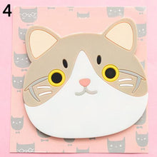 CUTE CAT PATTERN SILICONE COASTER
