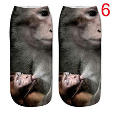 WOMEN'S CAT PRINTED ANKLE SOCKS