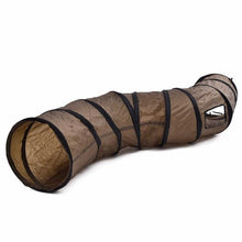 CAT PLAY FOLDABLE BROWN TUNNEL