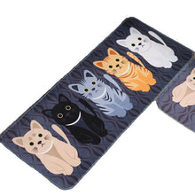 CAT PRINT WELCOME FLOOR MAT