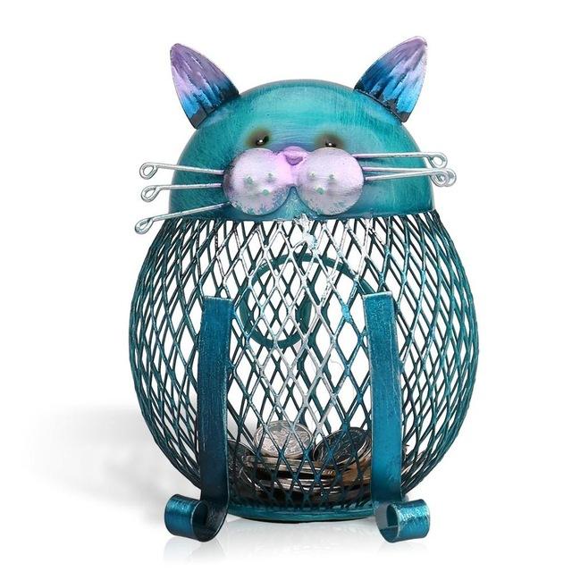BLUE CAT SHAPED COIN BOX 5 reviews
